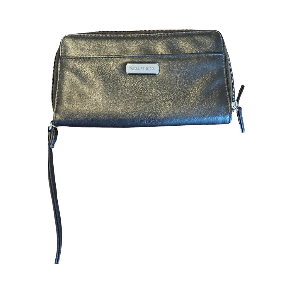 NWOT Customer Return Nautica Black Wristlet/ Wallet - Picture 2 of 7